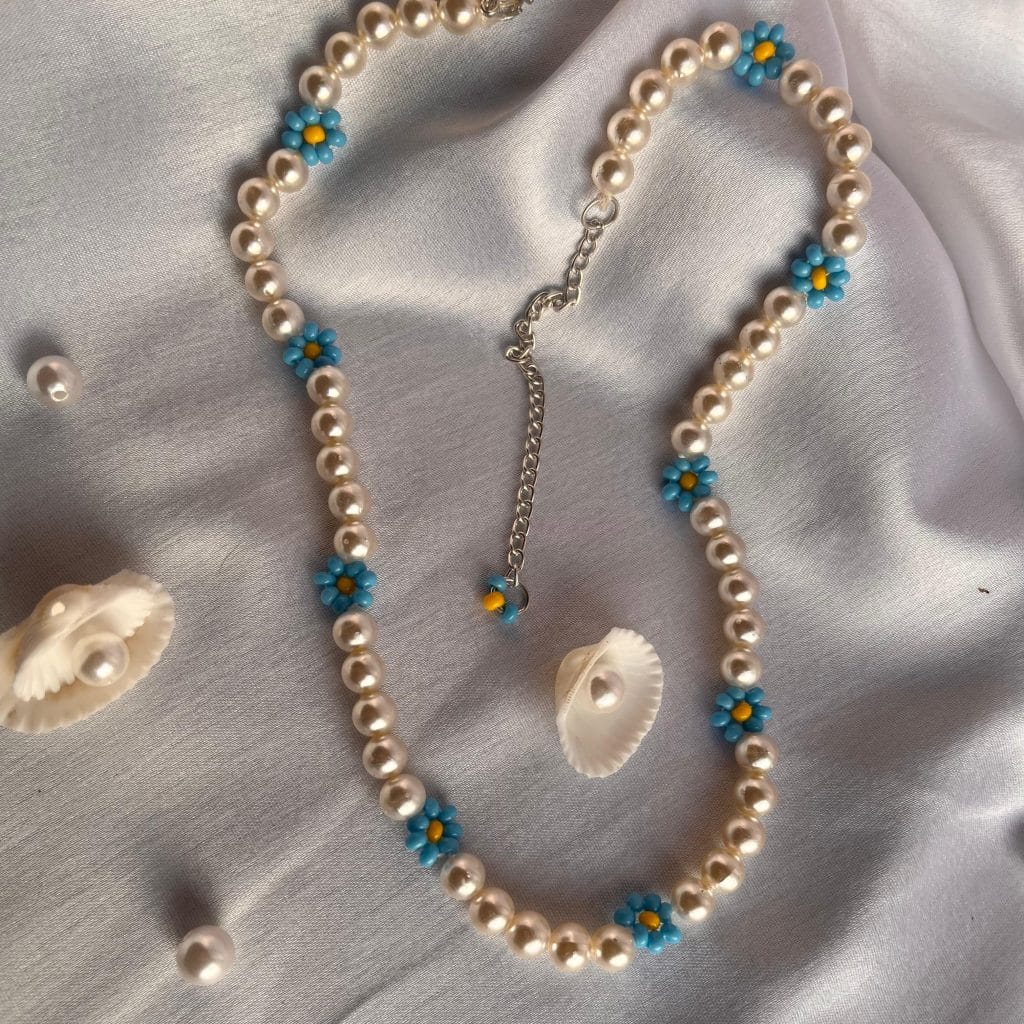 Bohemian Pearl Choker Necklace for Women