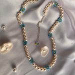 Bohemian Pearl Choker Necklace for Women