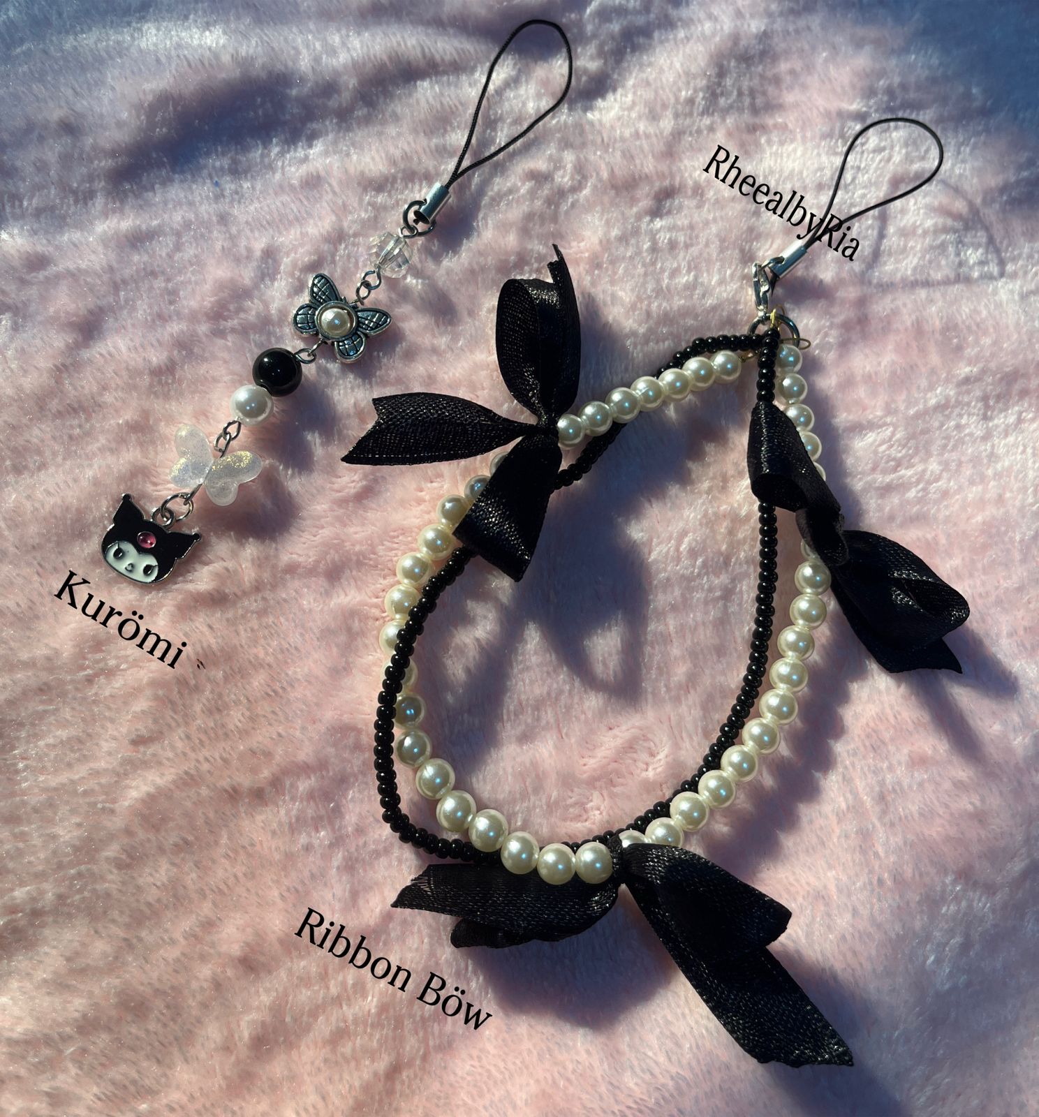 black phone charms combo